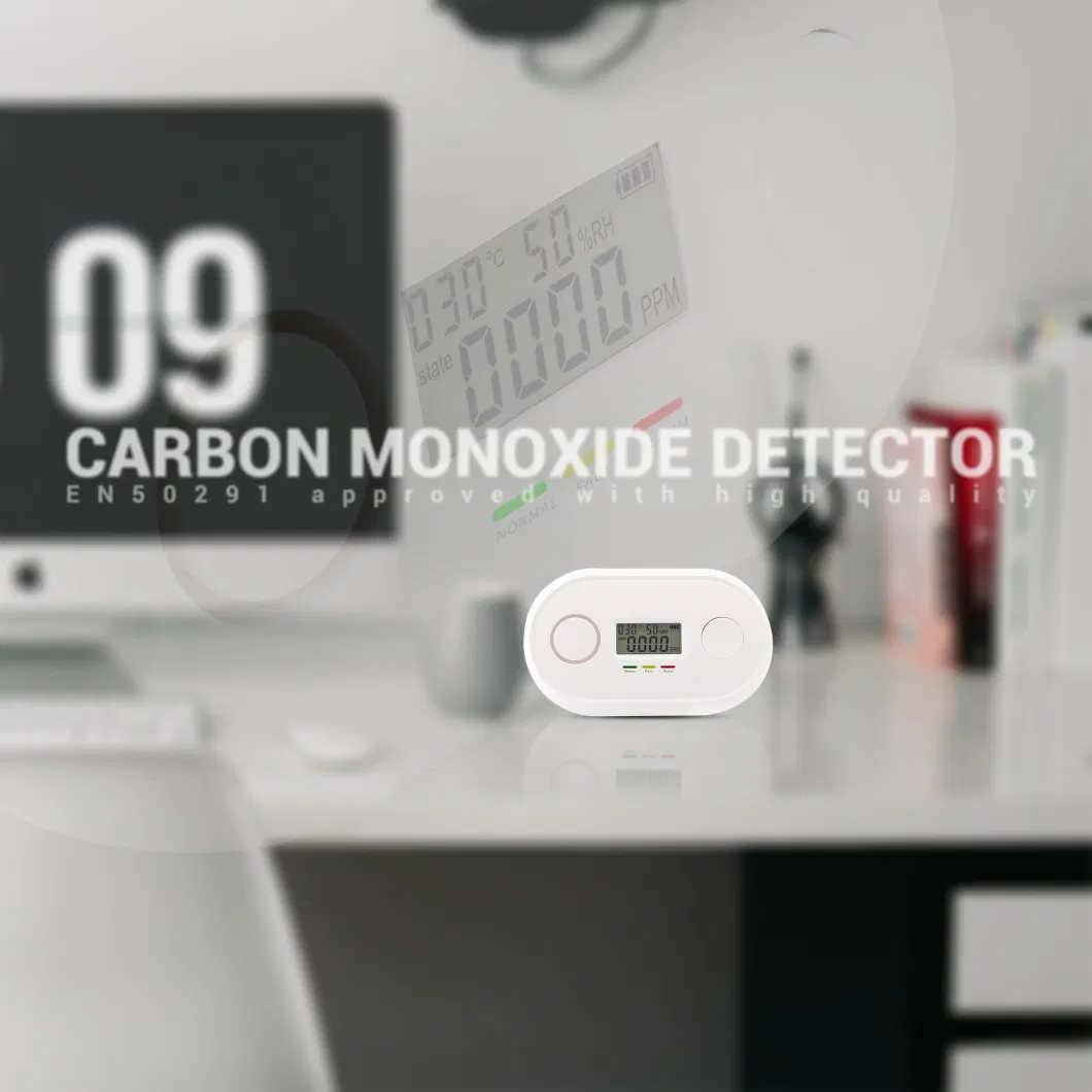 Wireless RF433 Interlinked Carbon Monoxide Detectors with En50219